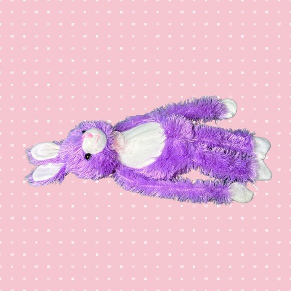 Stuffed Purple Bunny, 14.5" - Picture 5 of 10